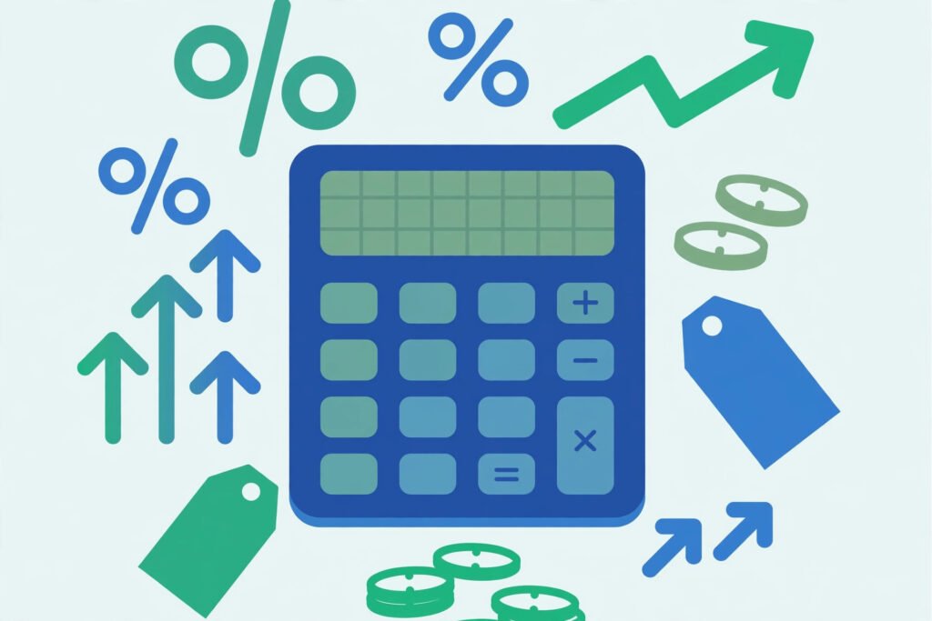how to calculate percentage increase – calculator illustration